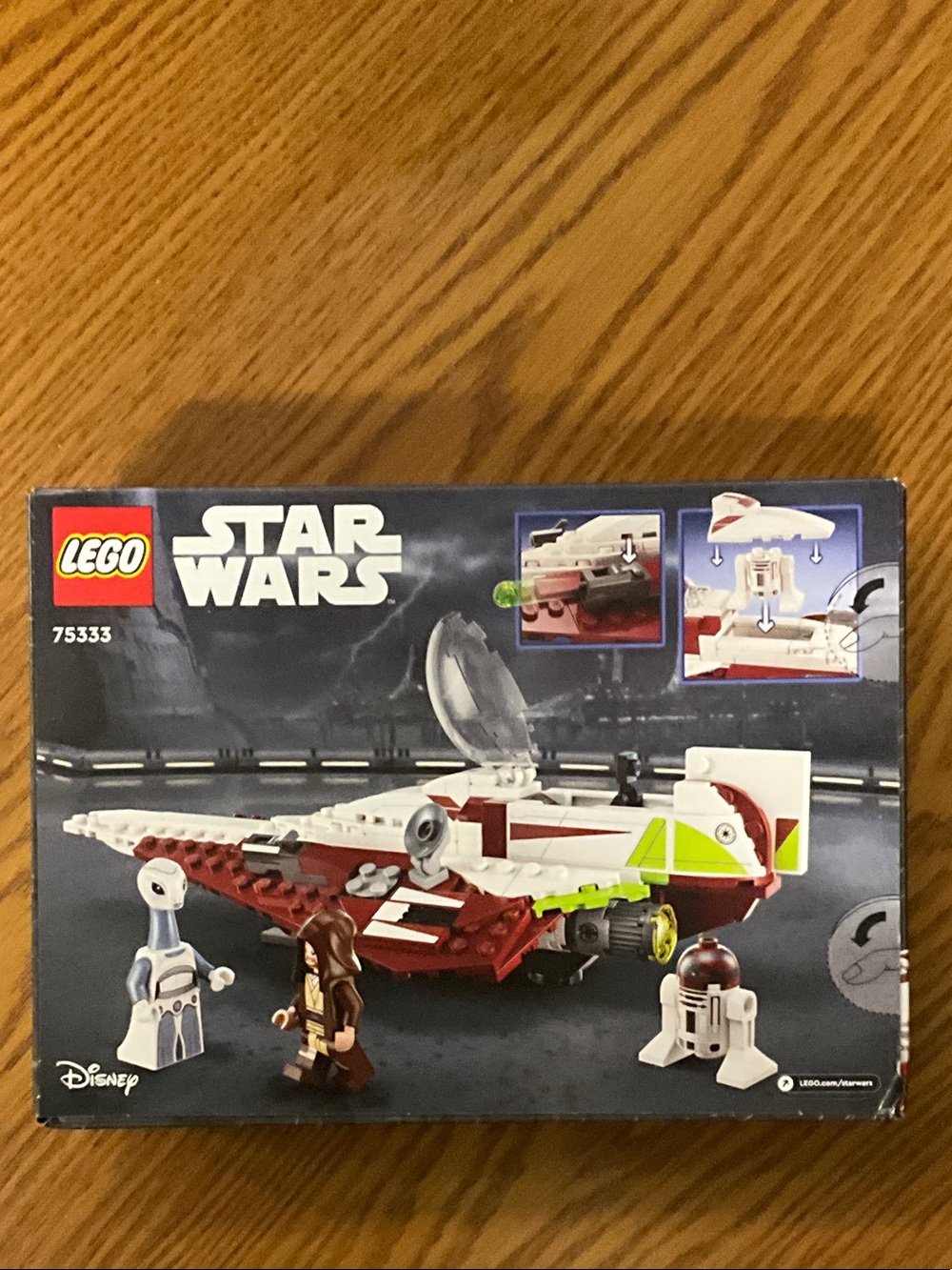 Star Wars LEGO Red, White & Lime Jedi Starfighter Building Set